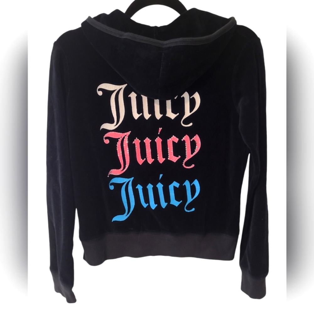 Juicy Couture - Black Logo Zip Up